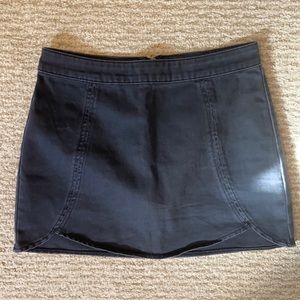 black denim pacsun skirt